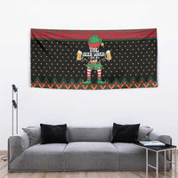 The Beer Lover Elf Christmas Tapestry Xmas Holiday Patterns - Wonder Print Shop