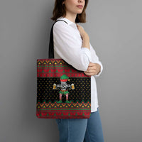 The Beer Lover Elf Christmas Tote Bag Xmas Holiday Patterns - Wonder Print Shop