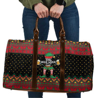 The Beer Lover Elf Christmas Travel Bag Xmas Holiday Patterns - Wonder Print Shop