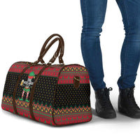 The Beer Lover Elf Christmas Travel Bag Xmas Holiday Patterns - Wonder Print Shop