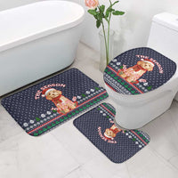 The Season To Be Jolly Goldendoodle Christmas Bathroom Set Xmas Holiday Patterns - Wonder Print Shop