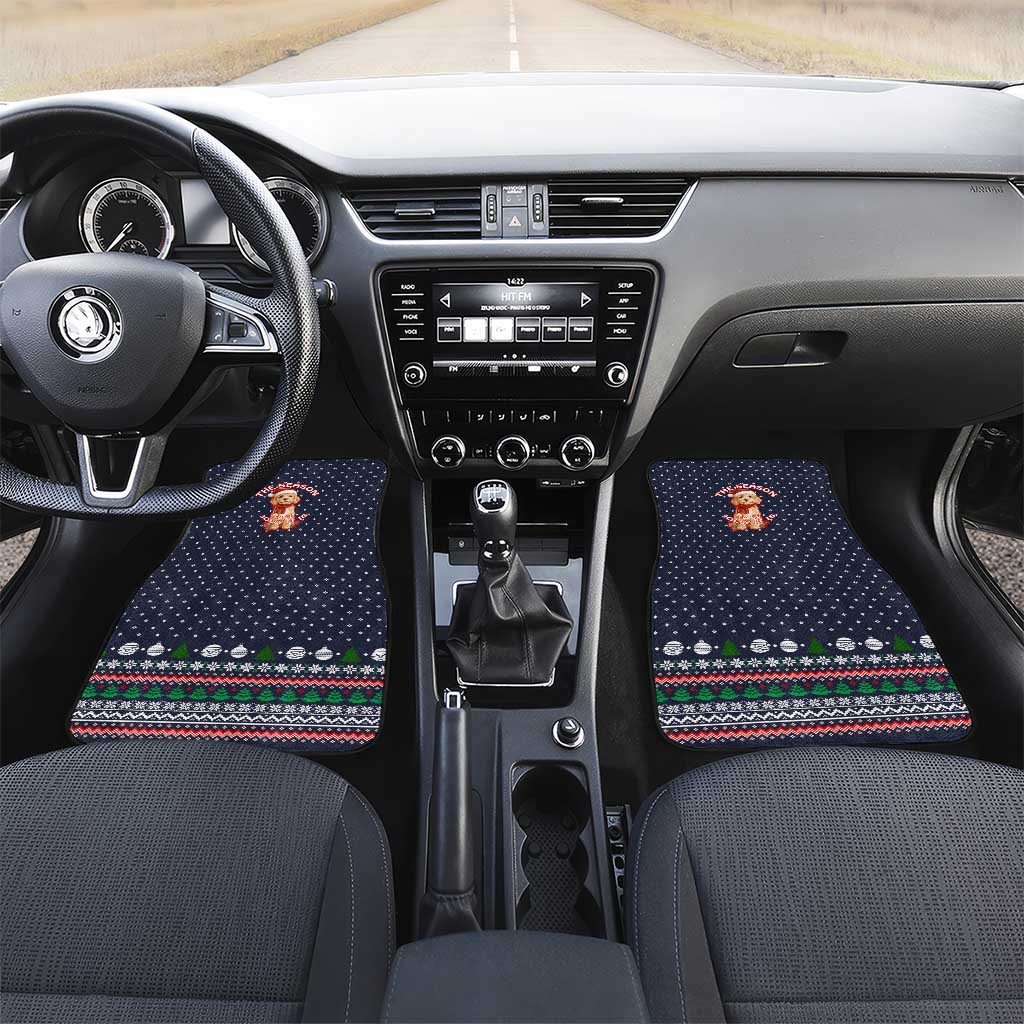 The Season To Be Jolly Goldendoodle Christmas Car Mats Xmas Holiday Patterns - Wonder Print Shop