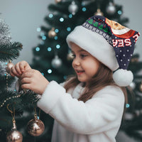 The Season To Be Jolly Goldendoodle Christmas Santa Hat Xmas Holiday Patterns - Wonder Print Shop