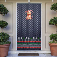 The Season To Be Jolly Goldendoodle Christmas Door Cover Xmas Holiday Patterns - Wonder Print Shop