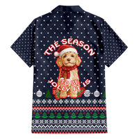 The Season To Be Jolly Goldendoodle Christmas Family Matching Tank Maxi Dress and Hawaiian Shirt Xmas Holiday Patterns - Wonder Print Shop
