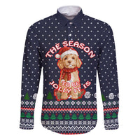 The Season To Be Jolly Goldendoodle Christmas Family Matching Tank Maxi Dress and Hawaiian Shirt Xmas Holiday Patterns - Wonder Print Shop