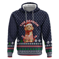The Season To Be Jolly Goldendoodle Christmas Hoodie Xmas Holiday Patterns - Wonder Print Shop