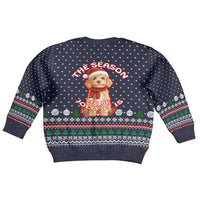 The Season To Be Jolly Goldendoodle Christmas Kid Ugly Christmas Sweater Xmas Holiday Patterns - Wonder Print Shop