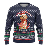The Season To Be Jolly Goldendoodle Christmas Ugly Christmas Sweater Xmas Holiday Patterns - Wonder Print Shop