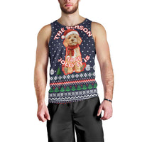 The Season To Be Jolly Goldendoodle Christmas Men Tank Top Xmas Holiday Patterns - Wonder Print Shop