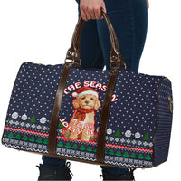 The Season To Be Jolly Goldendoodle Christmas Travel Bag Xmas Holiday Patterns - Wonder Print Shop