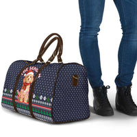 The Season To Be Jolly Goldendoodle Christmas Travel Bag Xmas Holiday Patterns - Wonder Print Shop