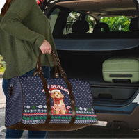 The Season To Be Jolly Goldendoodle Christmas Travel Bag Xmas Holiday Patterns - Wonder Print Shop
