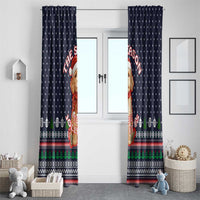 The Season To Be Jolly Goldendoodle Christmas Window Curtain Xmas Holiday Patterns - Wonder Print Shop