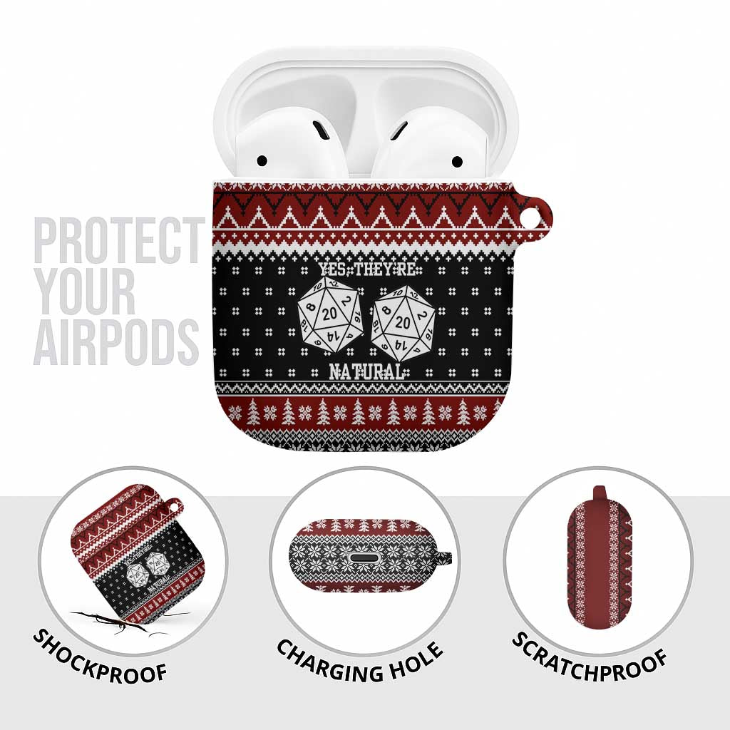 They Are Natural Christmas AirPods Case Xmas Holiday Patterns - Wonder Print Shop