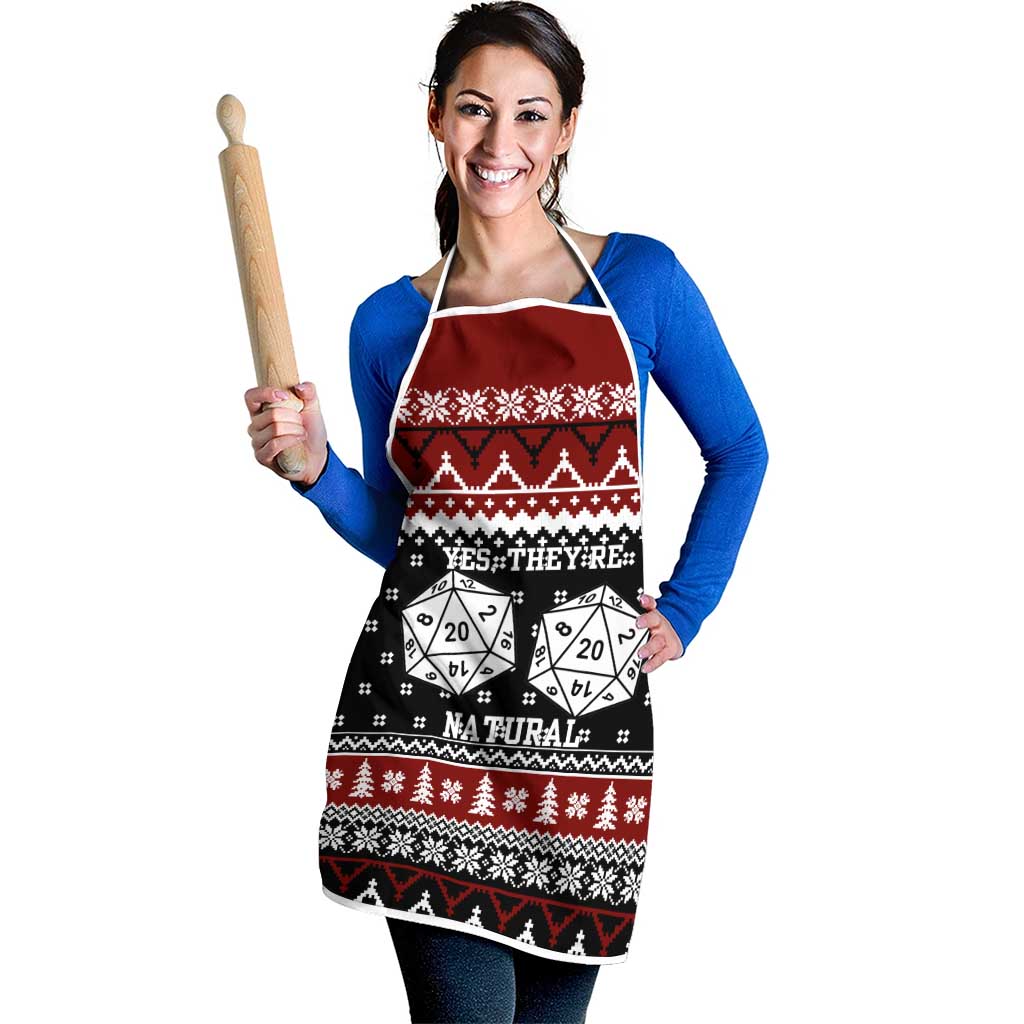 They Are Natural Christmas Apron Xmas Holiday Patterns - Wonder Print Shop
