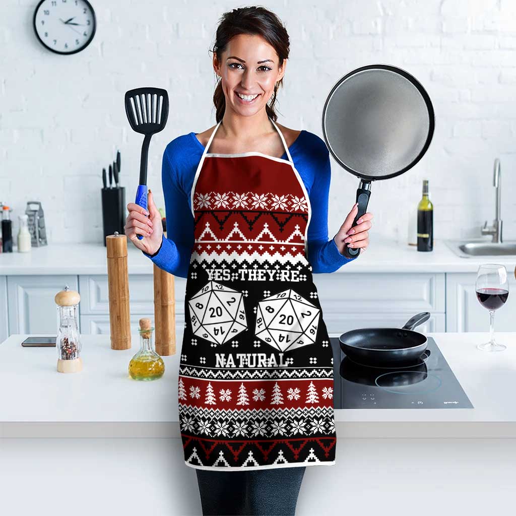 They Are Natural Christmas Apron Xmas Holiday Patterns - Wonder Print Shop