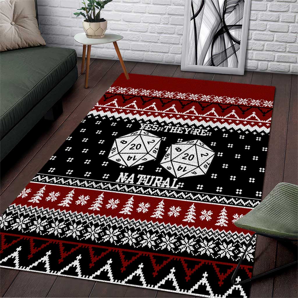 They Are Natural Christmas Area Rug Xmas Holiday Patterns - Wonder Print Shop