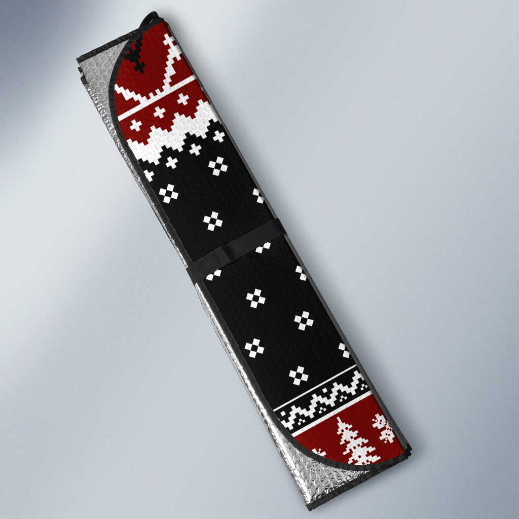 They Are Natural Christmas Auto Sun Shade Xmas Holiday Patterns - Wonder Print Shop