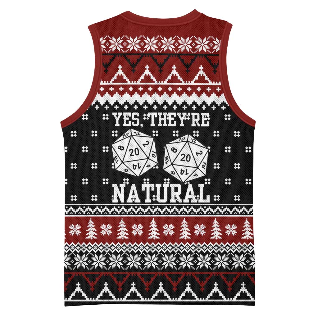 They Are Natural Christmas Basketball Jersey Xmas Holiday Patterns - Wonder Print Shop