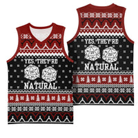 They Are Natural Christmas Basketball Jersey Xmas Holiday Patterns - Wonder Print Shop