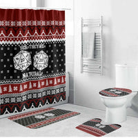 They Are Natural Christmas Bathroom Set Xmas Holiday Patterns - Wonder Print Shop