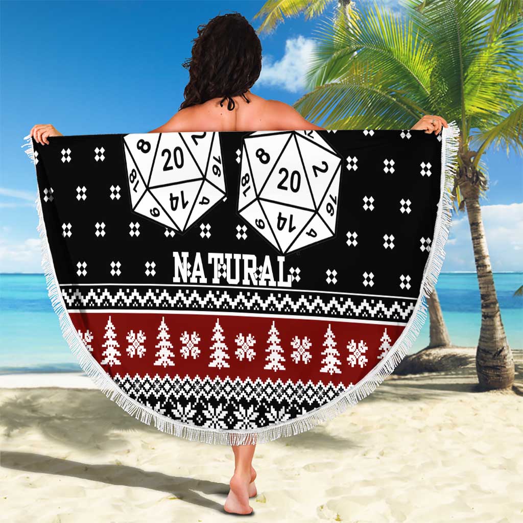 They Are Natural Christmas Beach Blanket Xmas Holiday Patterns - Wonder Print Shop