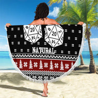 They Are Natural Christmas Beach Blanket Xmas Holiday Patterns - Wonder Print Shop