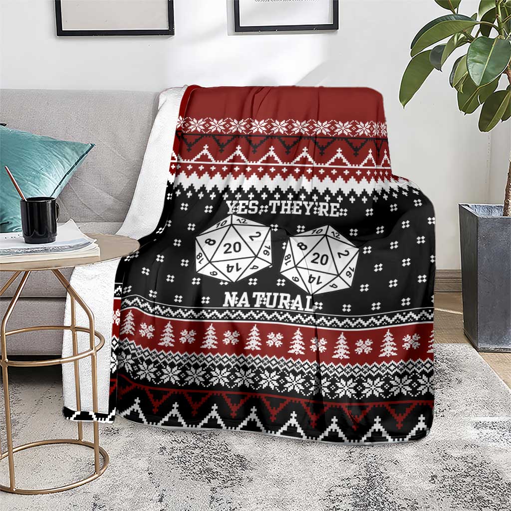 They Are Natural Christmas Blanket Xmas Holiday Patterns - Wonder Print Shop