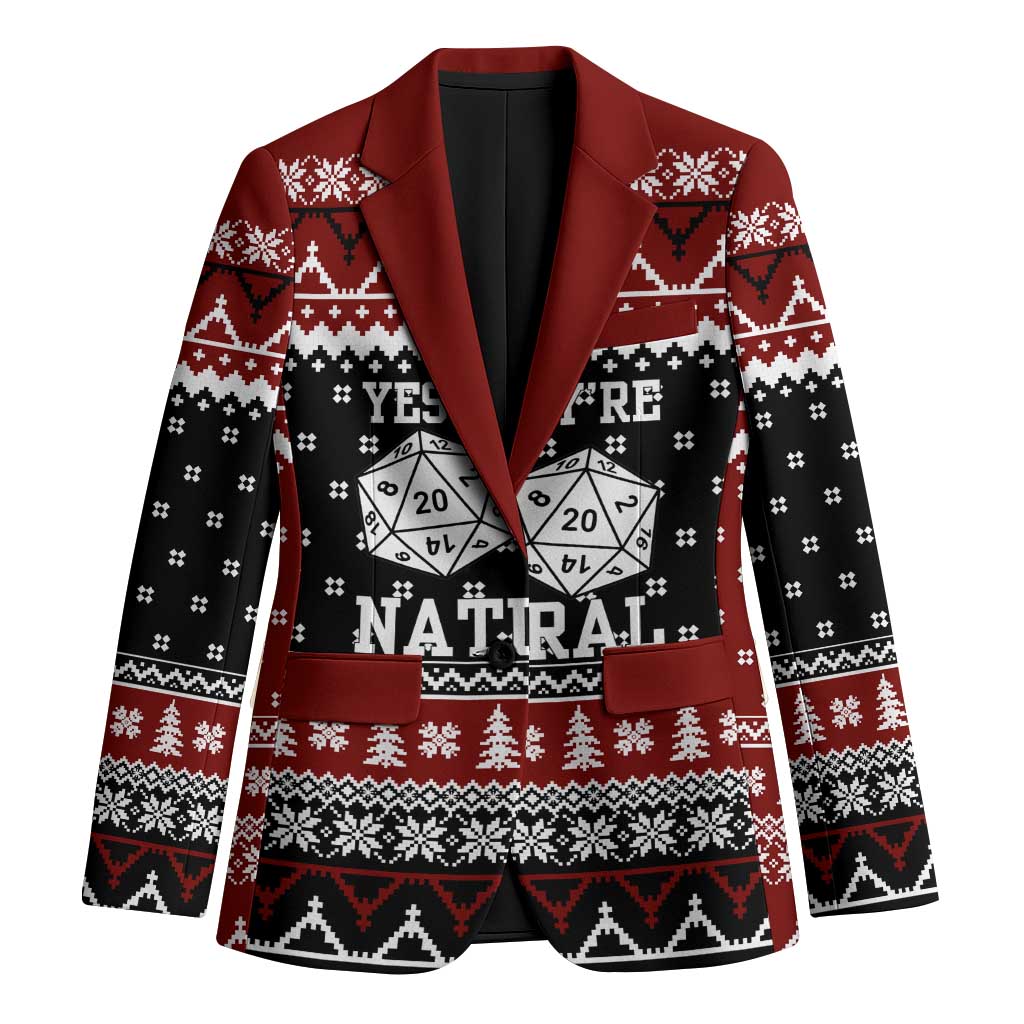 They Are Natural Christmas Blazer Xmas Holiday Patterns - Wonder Print Shop