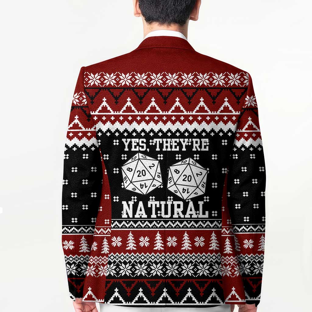 They Are Natural Christmas Blazer Xmas Holiday Patterns - Wonder Print Shop