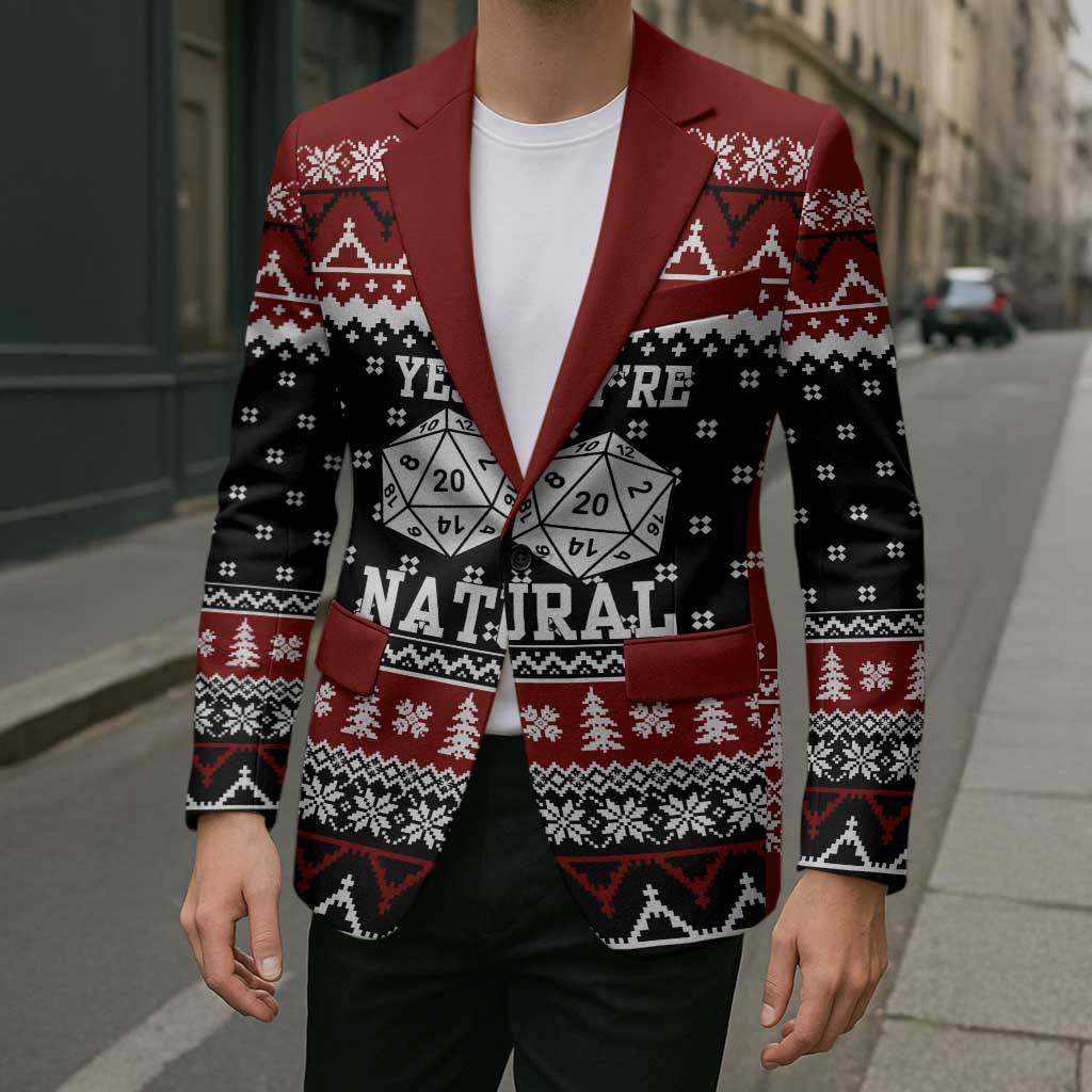 They Are Natural Christmas Blazer Xmas Holiday Patterns - Wonder Print Shop