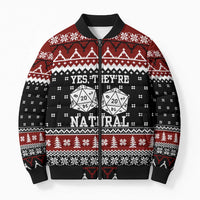 They Are Natural Christmas Bomber Puffer Jacket Xmas Holiday Patterns - Wonder Print Shop