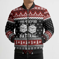 They Are Natural Christmas Bomber Puffer Jacket Xmas Holiday Patterns - Wonder Print Shop