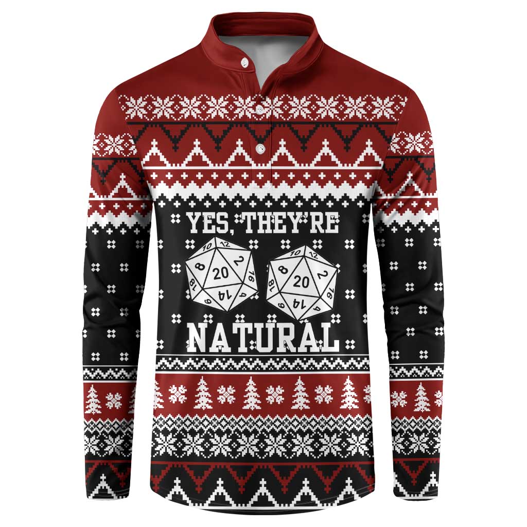 They Are Natural Christmas Button Sweatshirt Xmas Holiday Patterns - Wonder Print Shop