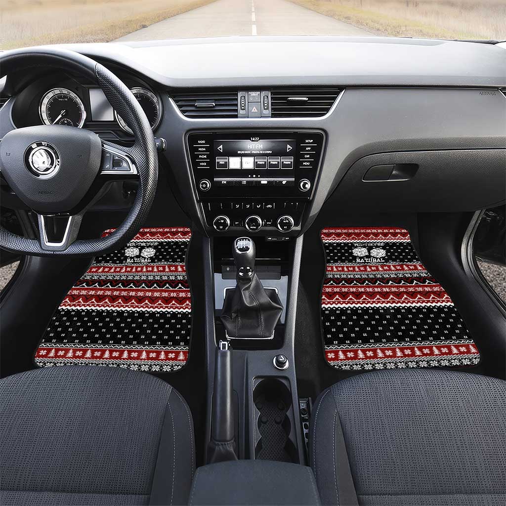 They Are Natural Christmas Car Mats Xmas Holiday Patterns - Wonder Print Shop