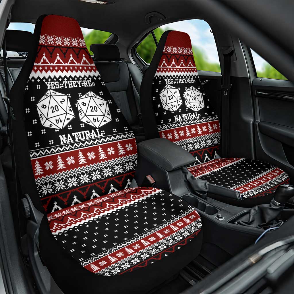 They Are Natural Christmas Car Seat Cover Xmas Holiday Patterns - Wonder Print Shop