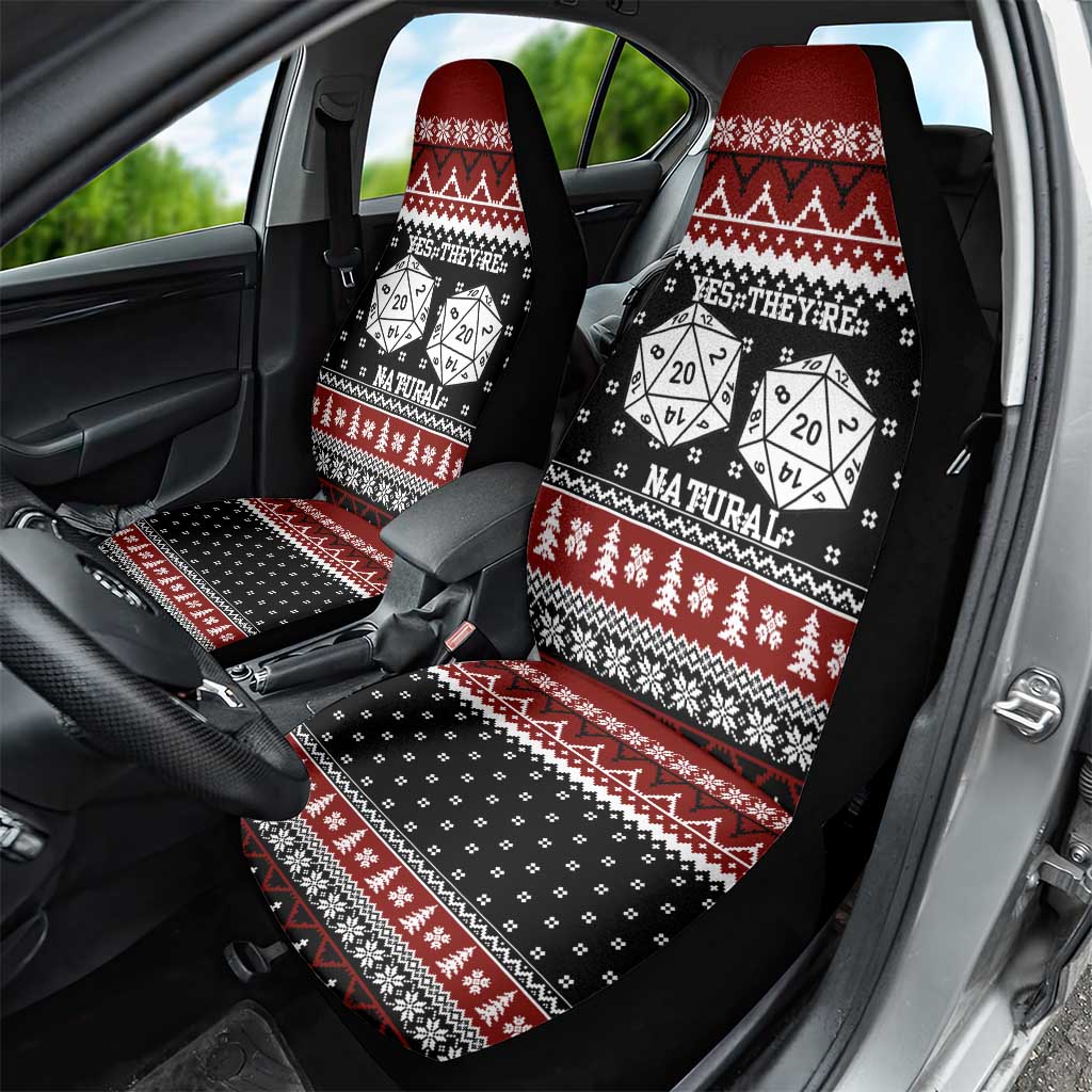 They Are Natural Christmas Car Seat Cover Xmas Holiday Patterns - Wonder Print Shop
