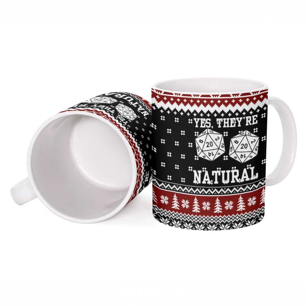 They Are Natural Christmas Ceramic Mug Xmas Holiday Patterns - Wonder Print Shop