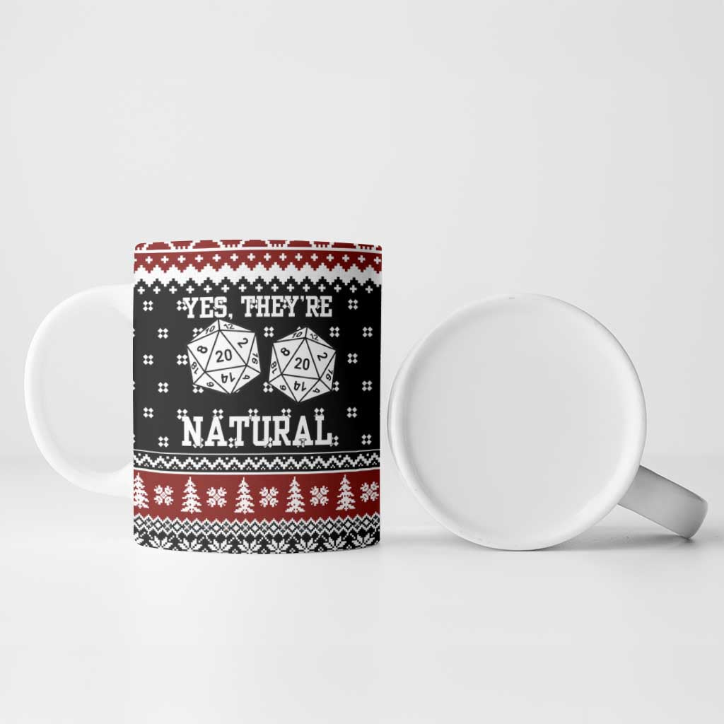 They Are Natural Christmas Ceramic Mug Xmas Holiday Patterns - Wonder Print Shop