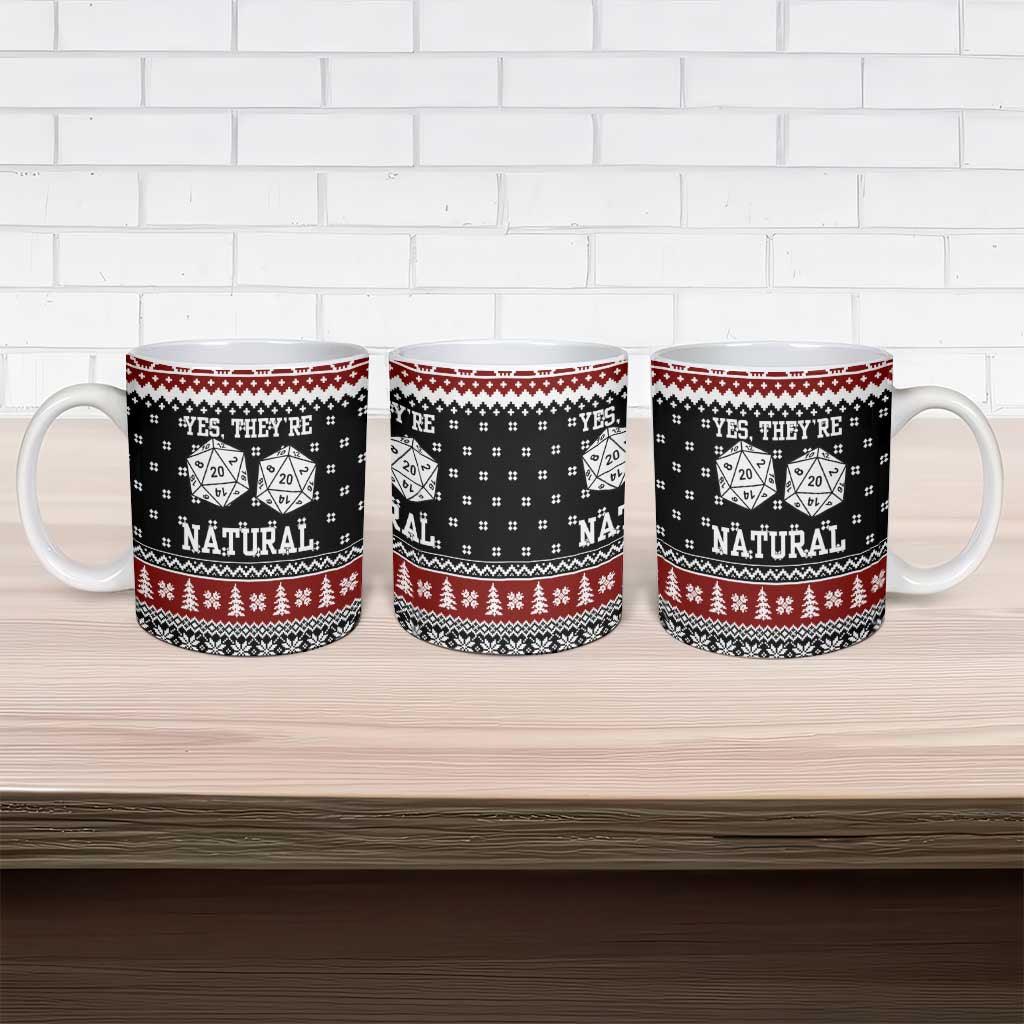 They Are Natural Christmas Ceramic Mug Xmas Holiday Patterns - Wonder Print Shop