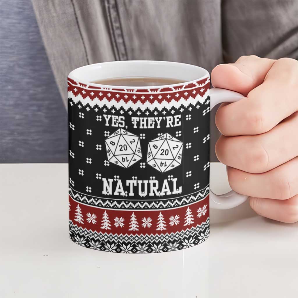 They Are Natural Christmas Ceramic Mug Xmas Holiday Patterns - Wonder Print Shop