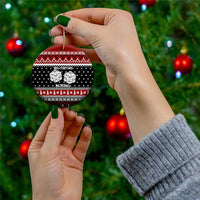 They Are Natural Christmas Ceramic Ornament Xmas Holiday Patterns - Wonder Print Shop
