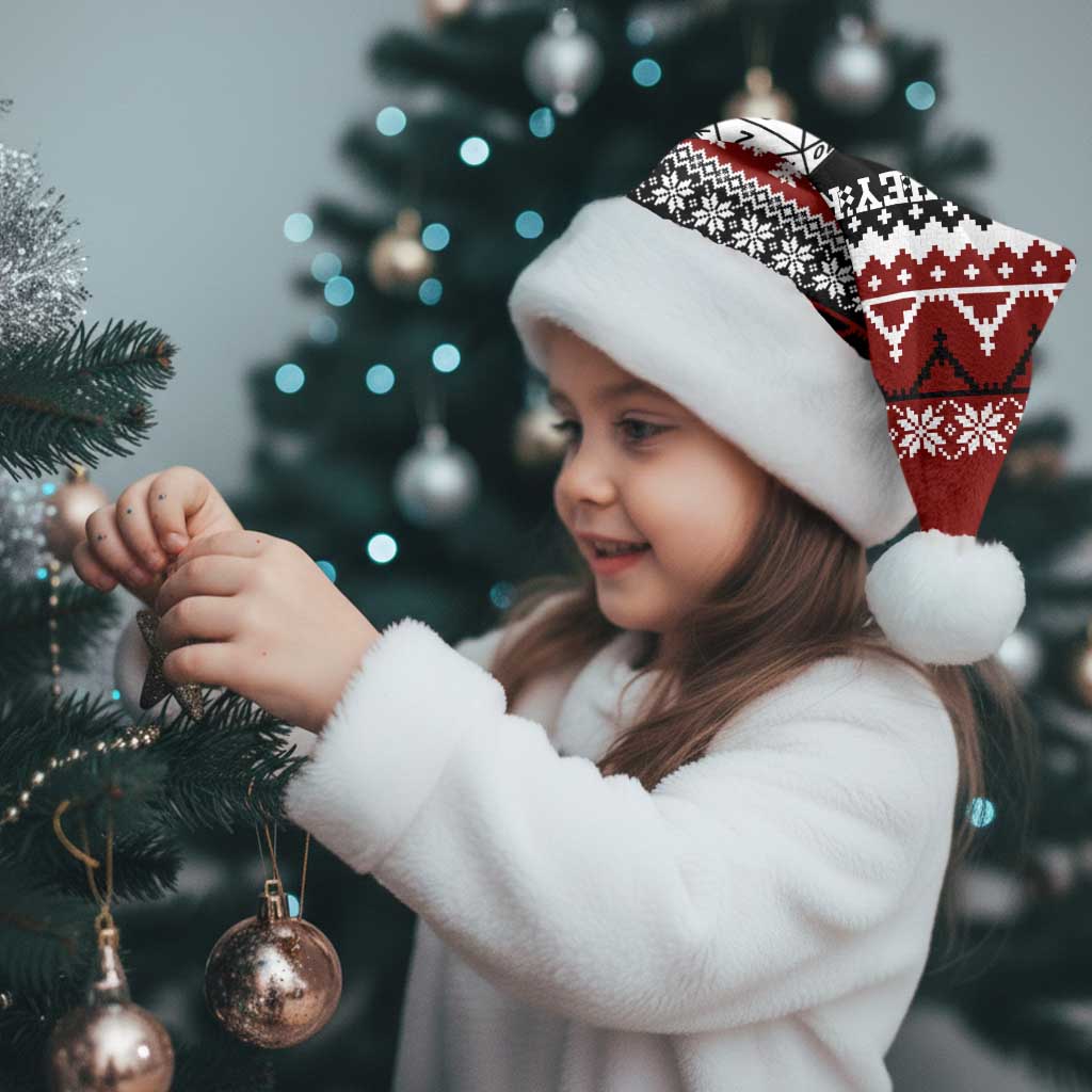 They Are Natural Christmas Santa Hat Xmas Holiday Patterns - Wonder Print Shop