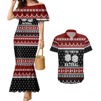 They Are Natural Christmas Couples Matching Mermaid Dress and Hawaiian Shirt Xmas Holiday Patterns - Wonder Print Shop