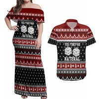 They Are Natural Christmas Couples Matching Off Shoulder Maxi Dress and Hawaiian Shirt Xmas Holiday Patterns - Wonder Print Shop