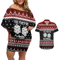 They Are Natural Christmas Couples Matching Off Shoulder Short Dress and Hawaiian Shirt Xmas Holiday Patterns - Wonder Print Shop