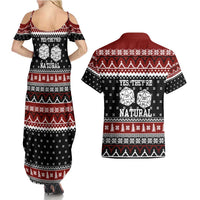 They Are Natural Christmas Couples Matching Summer Maxi Dress and Hawaiian Shirt Xmas Holiday Patterns - Wonder Print Shop