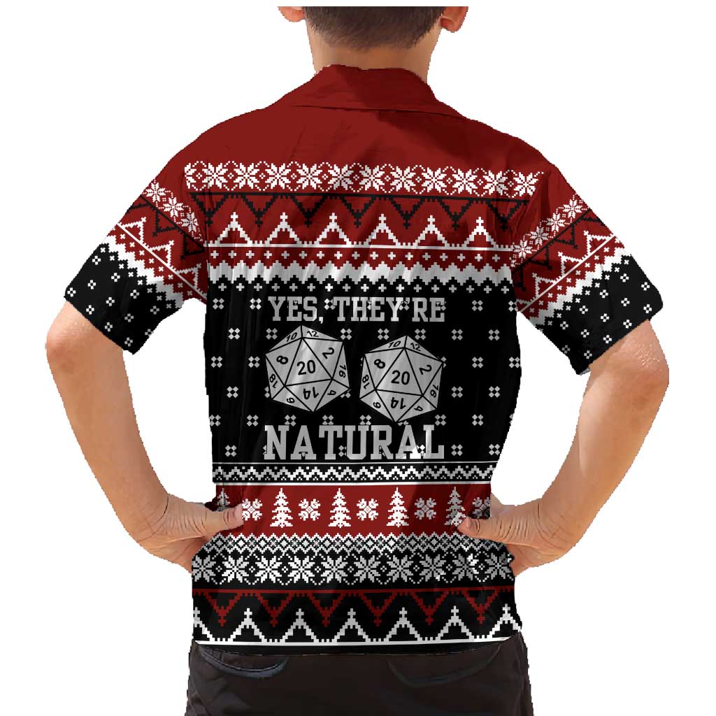 They Are Natural Christmas Family Matching Mermaid Dress and Hawaiian Shirt Xmas Holiday Patterns - Wonder Print Shop