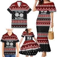 They Are Natural Christmas Family Matching Mermaid Dress and Hawaiian Shirt Xmas Holiday Patterns - Wonder Print Shop